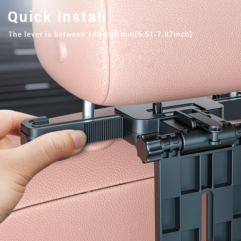 Car Auto Back Seat Folding Table Tray Food Drink Cup Holder Stand