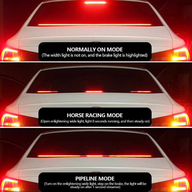 Car LED High Mount Stop Brake Light Warning Turn Signal Lamp Daytime Running Light Flashing Lamp