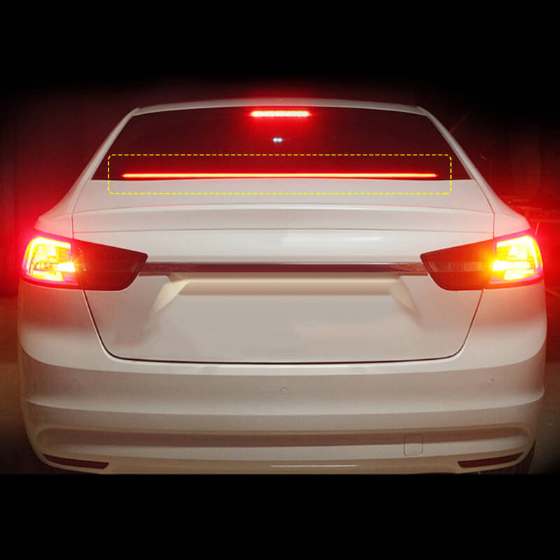 Car LED High Mount Stop Brake Light Warning Turn Signal Lamp Daytime Running Light Flashing Lamp