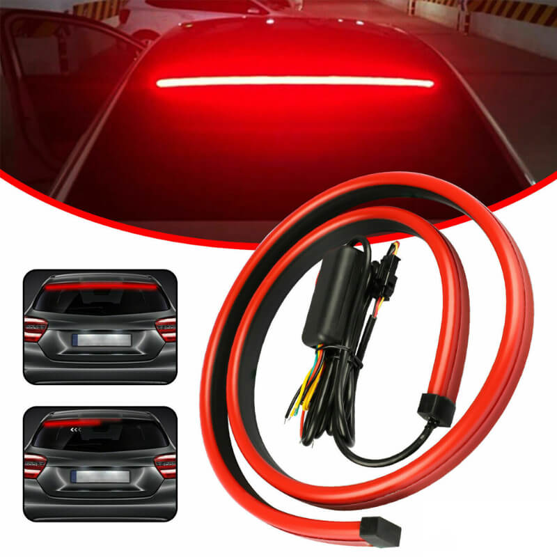 Car LED High Mount Stop Brake Light Warning Turn Signal Lamp Daytime Running Light Flashing Lamp