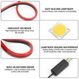 Car LED High Mount Stop Brake Light Warning Turn Signal Lamp Daytime Running Light Flashing Lamp