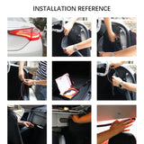 Car LED High Mount Stop Brake Light Warning Turn Signal Lamp Daytime Running Light Flashing Lamp