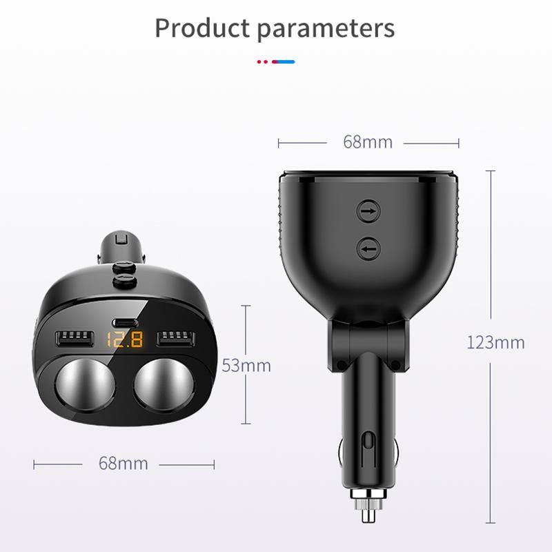 Car Charger 12V USB Socket Splitter Lighter Charger