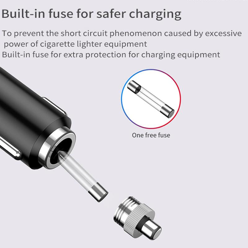 Car Charger 12V USB Socket Splitter Lighter Charger