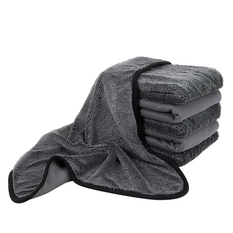 Microfiber Cloths Car Cleaning Cloths Thickened Strong Water Absorption Capacity