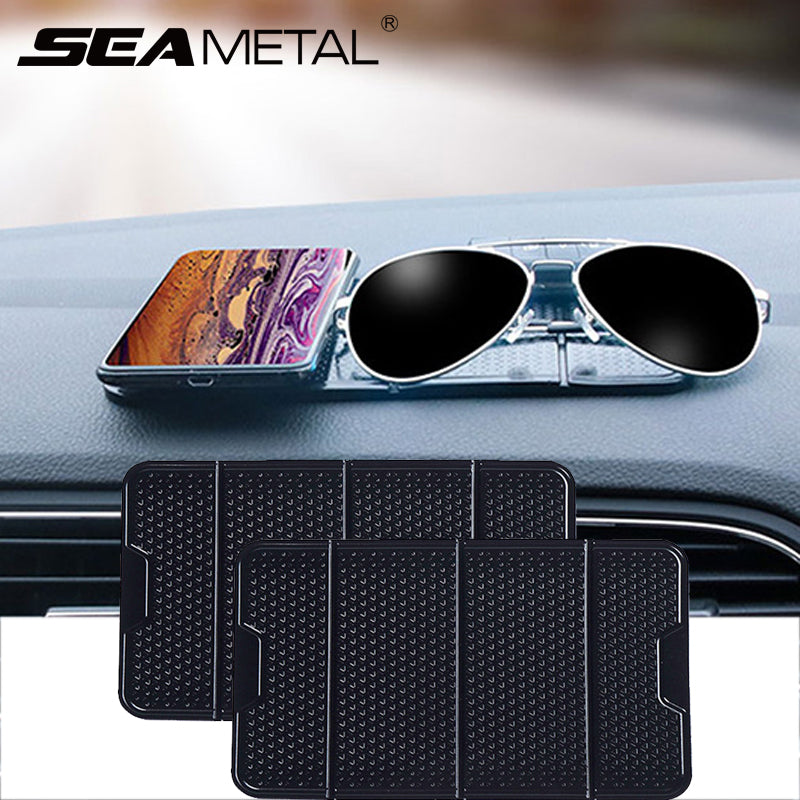 Car Folding Non-Slip Pad Dashboard Sticky Mat Phone Sunglasses Holder