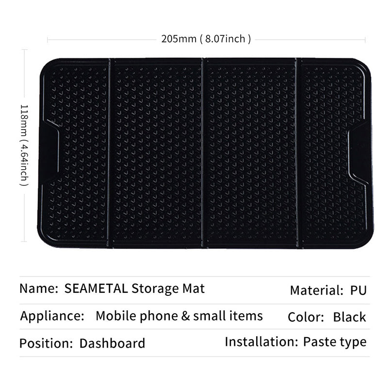 Car Folding Non-Slip Pad Dashboard Sticky Mat Phone Sunglasses Holder