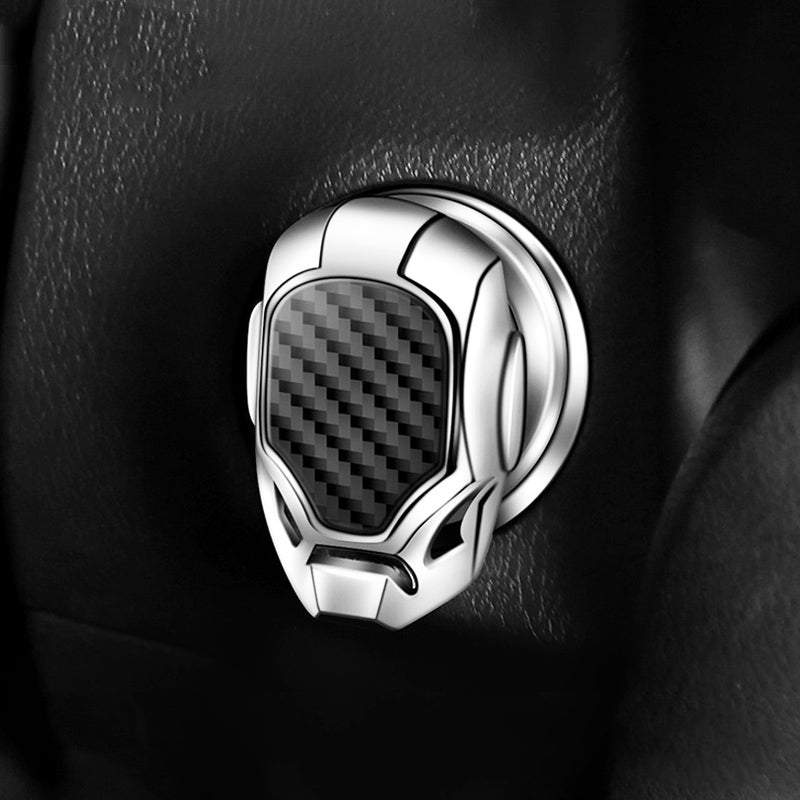 Car Engine Start Stop Button Decor Ring Trim Cover Cap Anti-Scratch