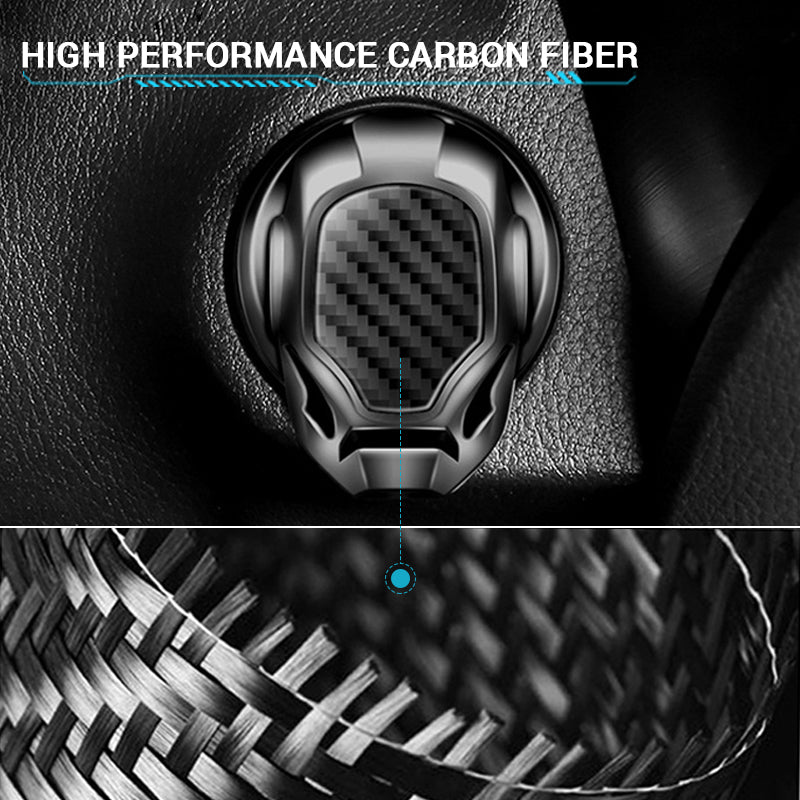 Car Engine Start Stop Button Decor Ring Trim Cover Cap Anti-Scratch