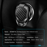 Car Engine Start Stop Button Decor Ring Trim Cover Cap Anti-Scratch