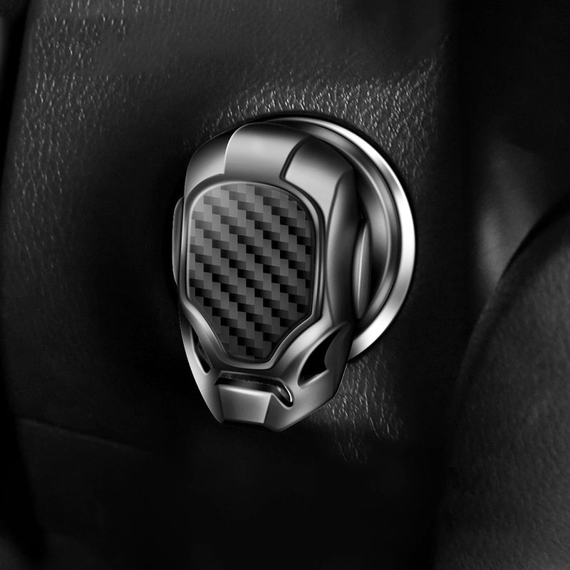 Car Engine Start Stop Button Decor Ring Trim Cover Cap Anti-Scratch