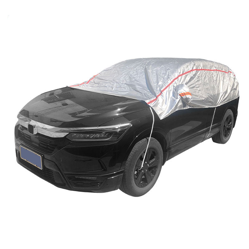 Breathable Car Half Cover Waterproof Scratch Sun Dust Snow Resistant