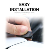 1.8M Car Rubber Strip Car Windshield Guide Strip for Hood Wind Guide Trim Universal Vehicle Spoiler