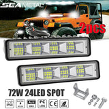 LED Light Bar Highlight Car Work Light 24-28 Lamp Beads Waterproof Off Road Lights