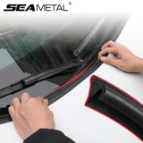 1.8M Car Rubber Strip Car Windshield Guide Strip for Hood Wind Guide Trim Universal Vehicle Spoiler