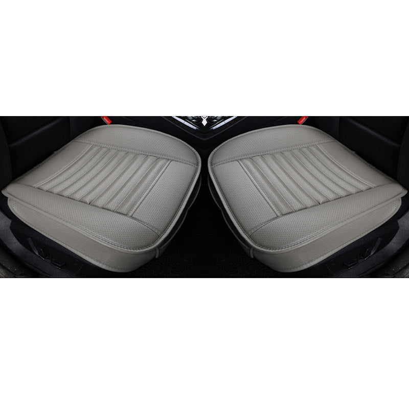 Car Seat Protector Pads Thick Leather Auto Cushion Covers Gray