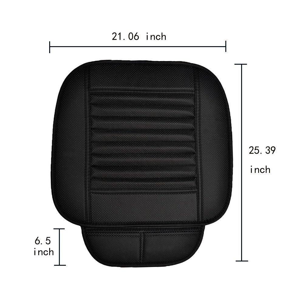 Car Seat Protector Pads Thick Leather Auto Cushion Covers Black