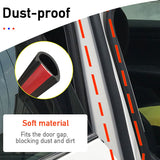 Car Door Rubber Seal Strip Filler Weatherstrip For B Pillar Protection