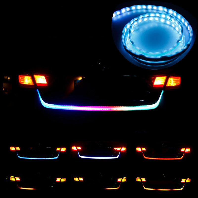 Car Tailgate LED Strip Light Flexible RGB Streamer Turning Signal Lights 150cm