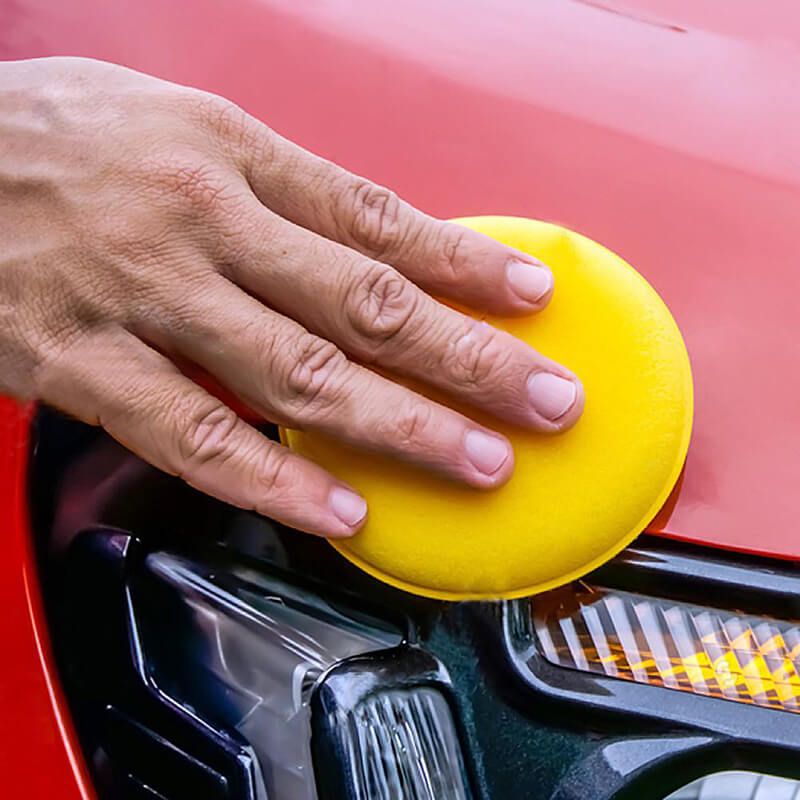 13Pcs Car Foam Sponge Round Auto Detailing Cleaning Tools Wax Applicator Pad