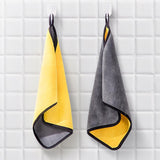 3Pcs Car Wash Towels Microfiber Washing Rag Super Absorbent Auto Drying Cleaning Cloth