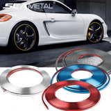 Rim Guard Alloy Wheel Protector Trim Chrome Painted Grille Strip Decals 26ft