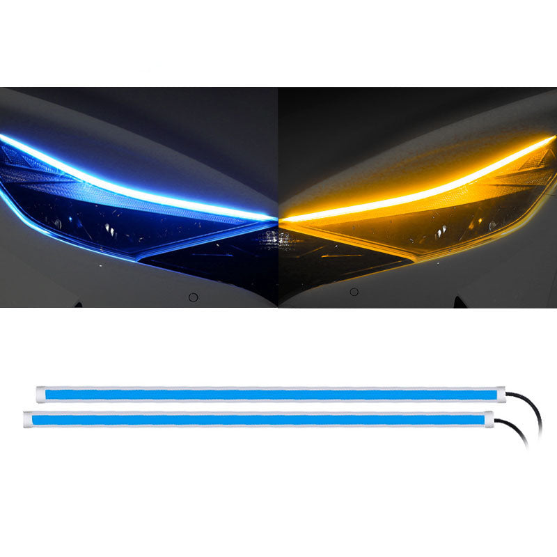 12V Car LED Light Strip DRL Daytime Running Lamp Flexible Turn Signal Lights