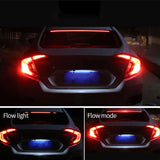 Car Styling Rear Additional Stop LED Lights With Turn Signal Running Light Brake Flexible Strips