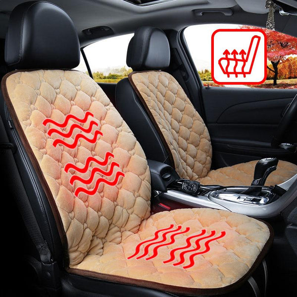 1PCS Car Heated Seat Cushion Hot Cover 12v Heater Warmer Pad Auto