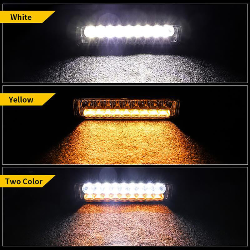 LED Light Bar Highlight Car Work Light 18-24 Lamp Beads Waterproof Off Road Lights