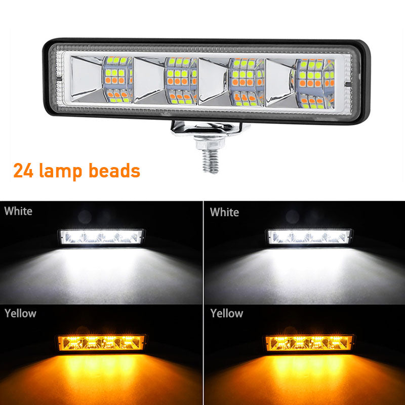 LED Light Bar Highlight Car Work Light 18-24 Lamp Beads Waterproof Off Road Lights
