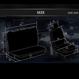 Leather Car Seat Covers Classic Black