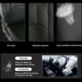 Leather Car Seat Covers Classic Black