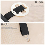 Leather Car Seat Cover for Bottom Only 3D Tailored Universal, Black Image04