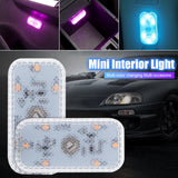 Magnetic Car LED Touch Lights USB Interior Light Wireless Roof Ceiling Reading Lamps