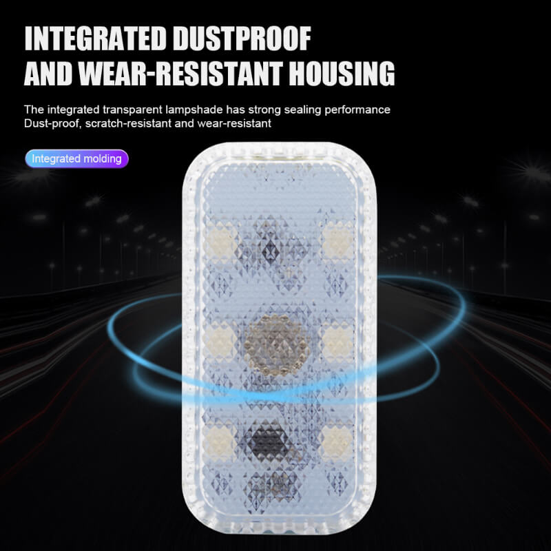 Magnetic Car LED Touch Lights USB Interior Light Wireless Roof Ceiling Reading Lamps