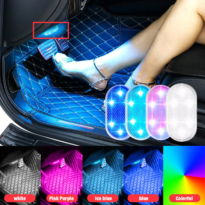 Car Door Light USB Charging Wireless Magnetic LED Car Door Welcome Light