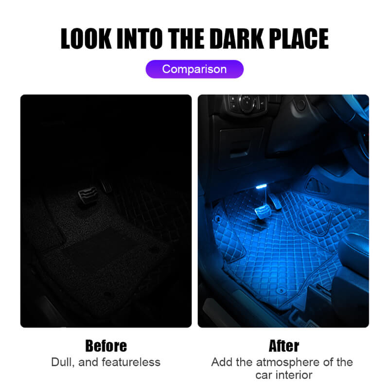 Car Door Light USB Charging Wireless Magnetic LED Car Door Welcome Light