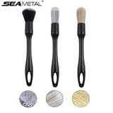 3Pcs Car Detailing Brushes Multifunctional Cleaner Air Outlet Cleaning Kit