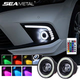 3.0" 3.5" Car Angel Eyes LED Fog Light 12V DRL Daytime Running Lamp