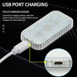 Magnetic Car LED Touch Lights USB Interior Light Wireless Roof Ceiling Reading Lamps