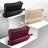 Luxury Car Seat Gap Storage Box Universal PU Leather Seat Gap Filler Car Organizer Bag