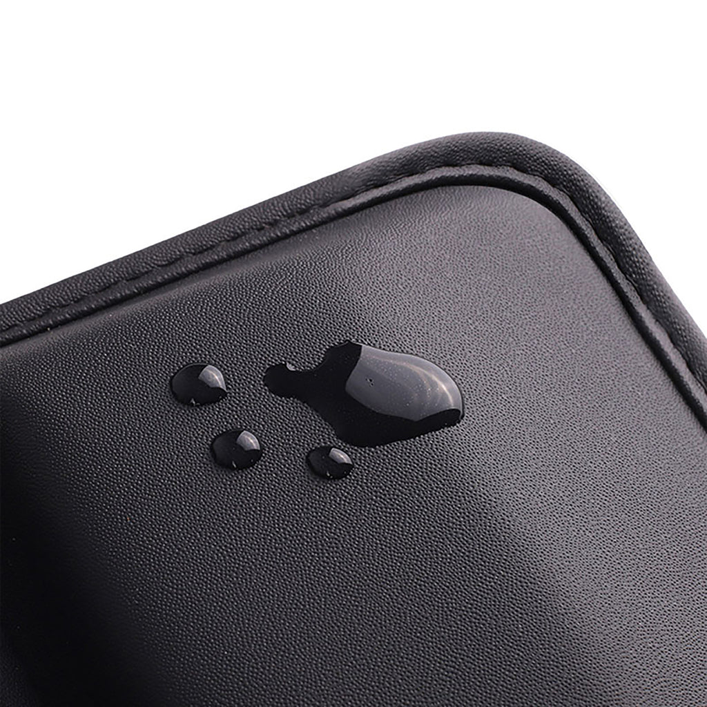 Car Seat Gap Filler Organizers PU Leather Auto Storage Pockets