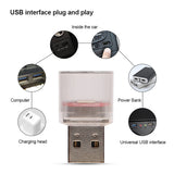 Mini Car Interior Light USB LED Auto Atmosphere Lamp For Car Portable Plug Play