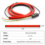 Car LED High Mount Stop Brake Light Warning Turn Signal Lamp Daytime Running Light Flashing Lamp