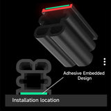 Car Door Rubber Double-Layer Seal Strip Auto Door/Hood/Trunk Protector Sticker