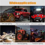 8 inch 60W LED Light Bar 12V 24V LED Bar 6000K Work Light Combo Spot Flood Fog Lamp