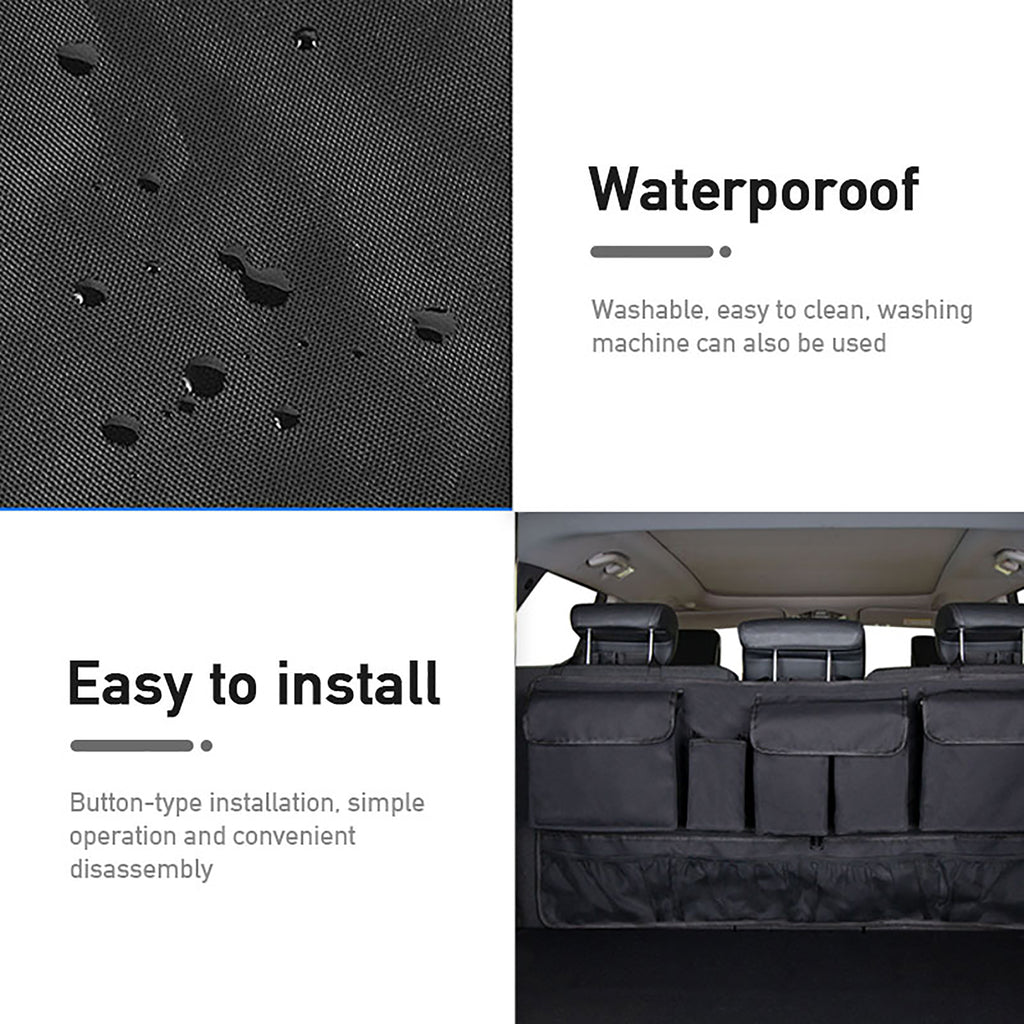 Car Storage Travel Bag Oxford Cloth Large Capacity Trunk Organizer Storage Box