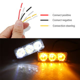 Car Daytime Running Light LED DRL Fog Light 12V 6000k Turn Signal Lamp