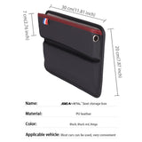 Car Seat Gap Filler Organizers PU Leather Auto Storage Pockets